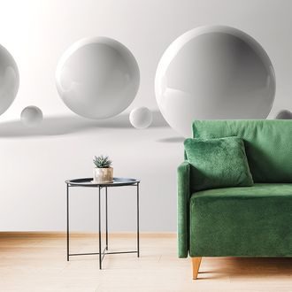 SELF ADHESIVE WALLPAPER GREY ORBS - SELF-ADHESIVE WALLPAPERS - WALLPAPERS