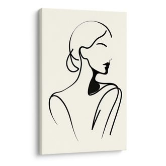 SLIKA ŽENSKA V MINIMALISTIČNIH LINIJAH - SLIKE ŽENSKE - SLIKE