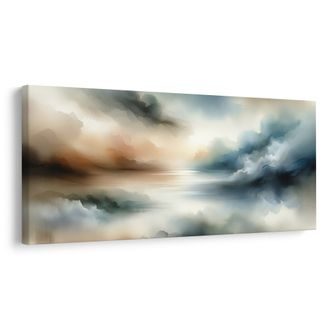 OBRAZ JEMNÉ TÓNY KRAJINY - OBRAZY JEZERA - OBRAZY