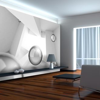 SELF ADHESIVE WALLPAPER MODERN SHAPES - WALLPAPERS