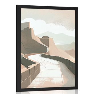 POSTER – FAMOSO MURO CINESE - MONTAGNE - POSTER