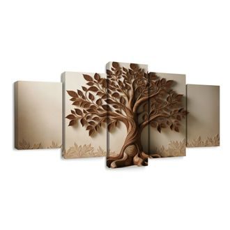 OBRAZ BRĄZOWE DRZEWO ŻYCIA - OBRAZY DRZEWA ŻYCIA - OBRAZY