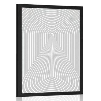 PLAKÁT PERSPEKTIVA DUHY MID-CENTURY - MOTIVY Z NAŠÍ DÍLNY - PLAKÁTY