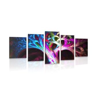 5-DÍLNÉ OBRAZY TAJEMNÝ ABSTRAKTNÍ STROM - ABSTRAKTNÍ OBRAZY - OBRAZY