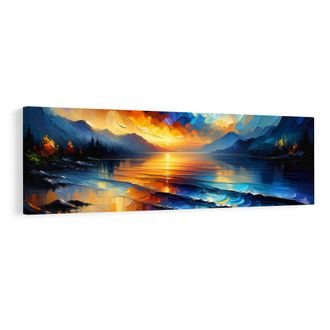 OBRAZ KLIDNÝ VEČER U VODY - ΠΊΝΑΚΕΣ ΑΝΑΤΟΛΉ ΚΑΙ ΔΎΣΗ ΤΟΥ ΗΛΊΟΥ - ΠΊΝΑΚΕΣ