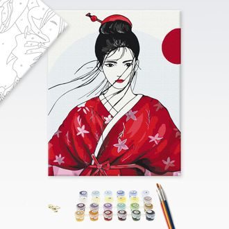 DIPINGERE CON I NUMERI – GEISHA - PERSONE - DIPINGERE CON I NUMERI