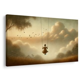 OBRAZ DÍVKA NA HOUPAČCE - OBRAZY LIDÍ - OBRAZY