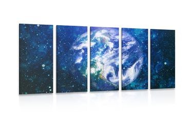 QUADRO IN 5 PARTI NASA - QUADRI DELLO SPAZIO E DELLE STELLE - QUADRI