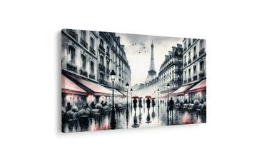 WANDBILD ABENDSPAZIERGANG DURCH PARIS - BILDER VON PARIS - BILDER