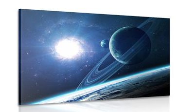 QUADRO PIANETA NELLO SPAZIO - QUADRI DELLO SPAZIO E DELLE STELLE - QUADRI