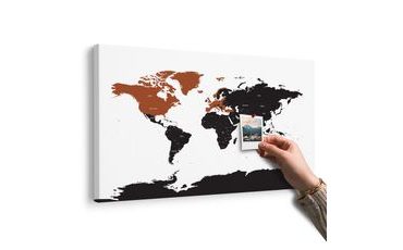 PARAFA KÉP MODERN TÉRKÉP KONTRASZT KIVITELBEN - PARAFA KÉPEK - KÉPEK