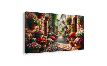 OBRAZ KVĚTINOVÁ ULIČKA - OBRAZY MĚSTA - OBRAZY