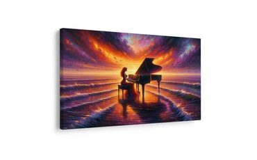 OBRAZ PÍSEŇ SVĚTLA A MOŘE - OBRAZY MOŘE A PLÁŽ - OBRAZY