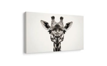 OBRAZ PORTRÉT ŽIRAFY - OBRAZY ZEBRY A ŽIRAFY - OBRAZY