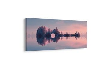 WANDBILD MUSIK UND NATÜRLICHE RUHE - MUSIKBILDER - BILDER