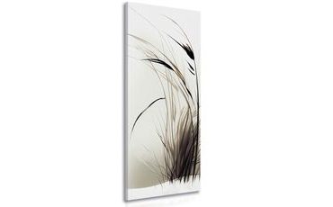 CANVAS PRINT DRY GRASS BLADES - PICTURES OF TREES AND LEAVES - PICTURES