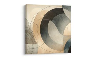 OBRAZ MINIMALISTICKÁ GEOMETRIE - OBRAZY ABSTRAKTNÍ TVARY - OBRAZY