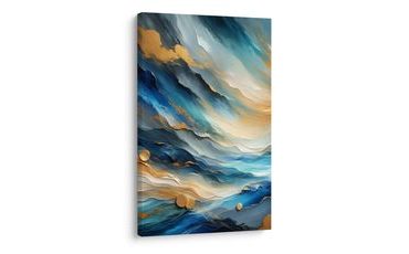 OBRAZ PROUDĚNÍ BAREV - OBRAZY ABSTRAKTNÍ TVARY - OBRAZY