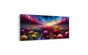 WANDBILD BLUMENWIESE - WANDBILDER FELDER UND WIESEN - BILDER