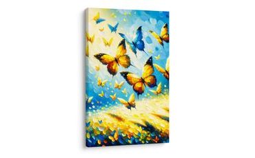 SLIKA ZLATNI LEPTIRI NA NEBU - SLIKE LEPTIRA - SLIKE