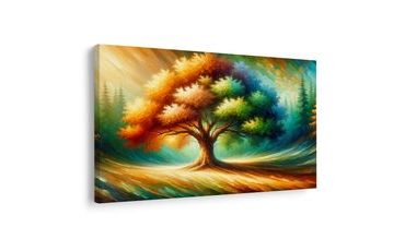 OBRAZ ZÁŘIVÝ STROM ŽIVOTA V KRAJINĚ - OBRAZY STROMY ŽIVOTA - OBRAZY