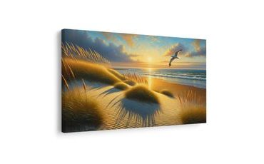 OBRAZ RANNÍ TICHO NAD DUNAMI - OBRAZY VÝCHOD A ZÁPAD SLUNCE - OBRAZY