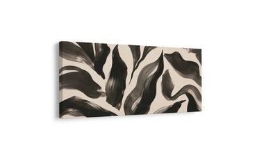 WANDBILD MONOCHROME FLIESSENDE KURVEN - WANDBILDER ABSTRAKTE FORMEN - BILDER