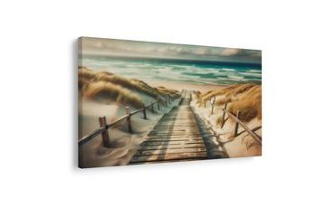 SLIKA PEŠČENE SIPINE IN MORSKI HORIZONT - SLIKE MORJE IN PLAŽA - SLIKE