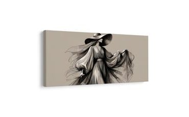 OBRAZ MÓDNÍ SILUETA ŽENY - OBRAZY ŽENY - OBRAZY