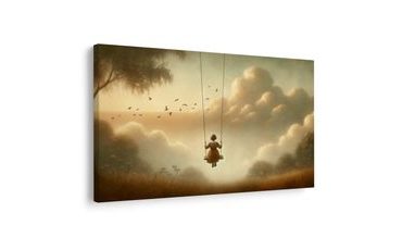 OBRAZ DÍVKA NA HOUPAČCE - OBRAZY LIDÍ - OBRAZY