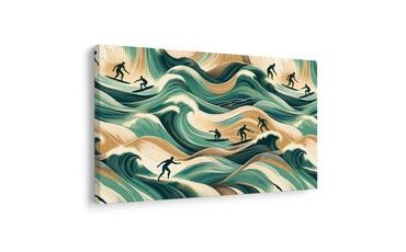 OBRAZ SURFAŘI V AKČNÍ KRAJINĚ - OBRAZY MOŘE A PLÁŽ - OBRAZY