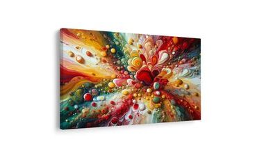 OBRAZ EXPLOZIVNÍ BAREVNÝ CHAOS - ABSTRAKTNÍ OBRAZY - OBRAZY