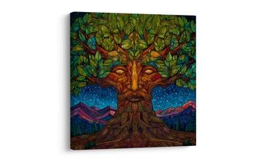 OBRAZ STROM ŽIVOTA POD HVĚZDAMI - OBRAZY STROMY ŽIVOTA - OBRAZY
