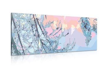 WANDBILD ABSTRAKTE BAUMVERBINDUNG - BILDER VON NATUR UND LANDSCHAFT - BILDER