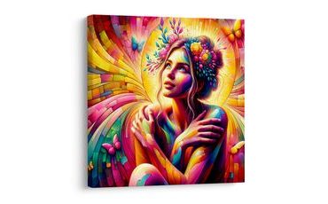 OBRAZ DUHA BAREVNÁ HARMONIE - OBRAZY ŽENY - OBRAZY