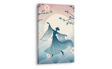 OBRAZ ELEGANTNÍ TANEC V KVĚTINOVÉM RÁNU - OBRAZY ŽENY - OBRAZY