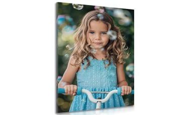 OBRAZ HOLČIČKA NA KOLOBĚŽCE - DOVIDO CHALLENGE - OBRAZY