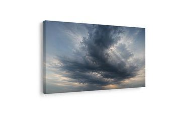 WANDBILD DRAMATISCHE GEWITTERWOLKEN AM HORIZONT - BILDER VON NATUR UND LANDSCHAFT - BILDER
