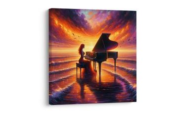 OBRAZ MELODIE V ODLESCÍCH - OBRAZY MOŘE A PLÁŽ - OBRAZY