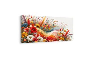 WANDBILD BLUMENWELLE - BILDER BLUMEN - BILDER