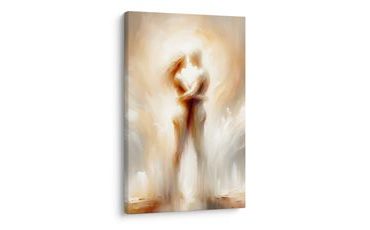 WANDBILD LIEBE IN ÄTHERISCHER WELT - BILDER MIT LIEBESMOTIVEN - BILDER