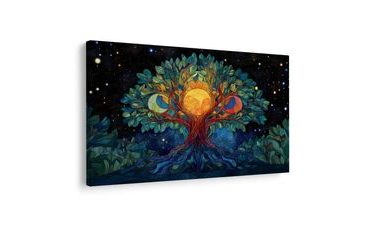 OBRAZ STROM ŽIVOTA POD HVĚZDAMI - OBRAZY STROMY ŽIVOTA - OBRAZY