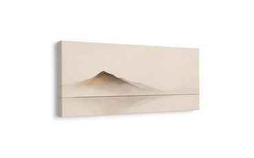 TABLEAU SUR TOILE – MONTAGNE DANS UNE BRUME LÉGÈRE - TABLEAUX DE MONTAGNE - TABLEAUX