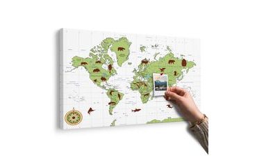 PARAFA KÉP TÉRKÉP ÁLATOKKAL - PARAFA KÉPEK - KÉPEK