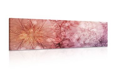 WANDBILD BLUMEN-MANDALA - BILDER MIT FENG SHUI-MOTIVEN - BILDER