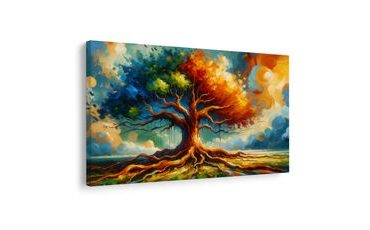OBRAZ STROM ŽIVOTA V BARVÁCH PODZIMU - OBRAZY STROMY ŽIVOTA - OBRAZY