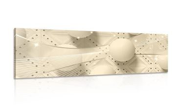 OBRAZ LUXUS V SÉPIOVÉ PROVEDENÍ - ČERNOBÍLÉ OBRAZY - OBRAZY