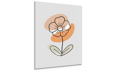 OBRAZ MINIMALISTICKÝ KVĚT NO4 - OBRAZY KVĚTŮ - OBRAZY