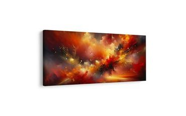 OBRAZ ŽHAVÁ ABSTRAKTNÍ BOUŘE - OBRAZY ABSTRAKTNÍ TVARY - OBRAZY