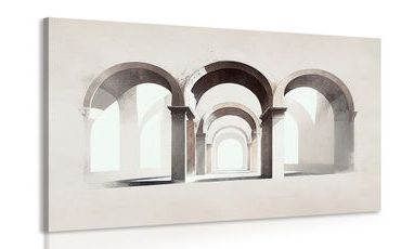 OBRAZ KOUZLO RUSTIKÁLNÍCH OBLOUKŮ - OBRAZY MĚSTA - OBRAZY